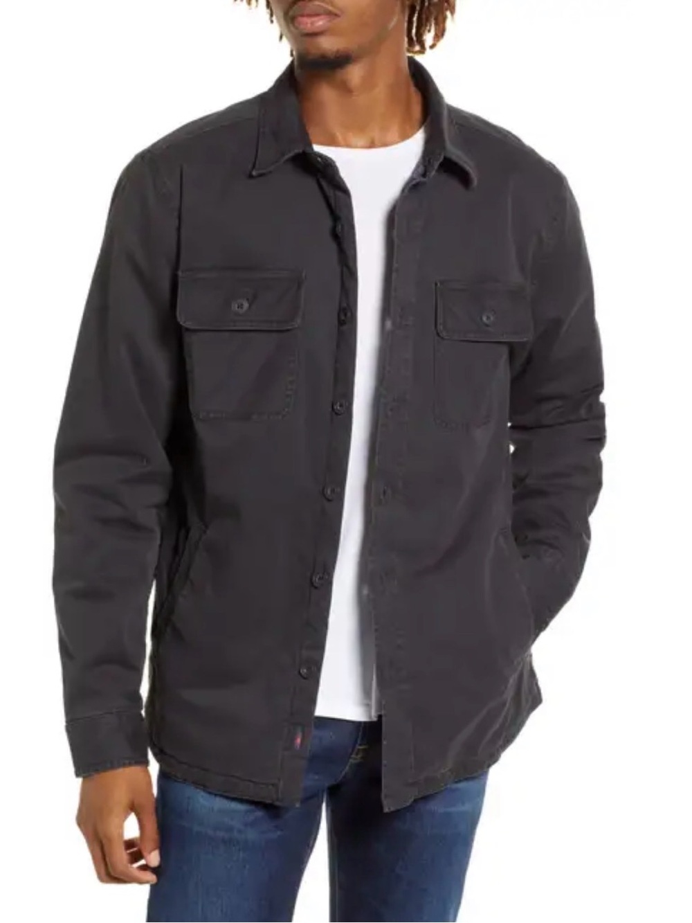 Faherty stretch, blanket lined CPO jacket